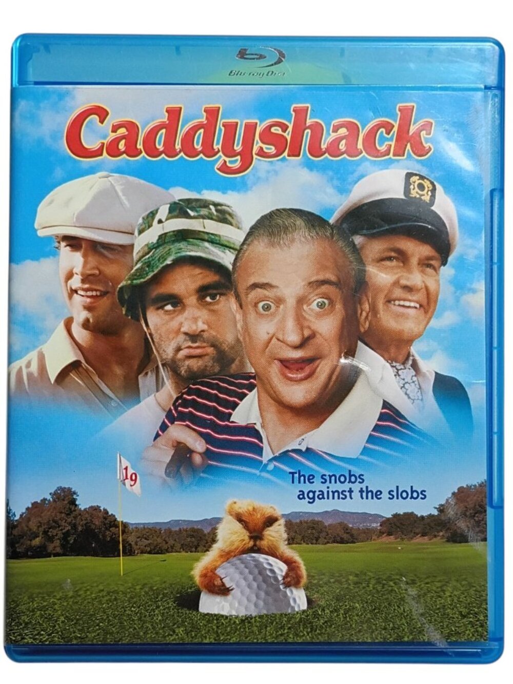 Warner Bros Caddyshack Blu-Ray Disc Movie Blue Case Comedy Golf Bill Murray